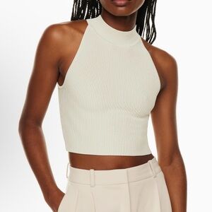 Babaton Sculpt Knit Halter top